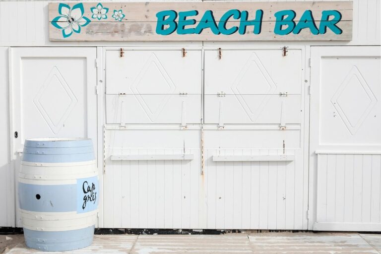 beach bar beach vacations summer leisure time relax closed belgium nature de haan quitting time summer holidays barrel white