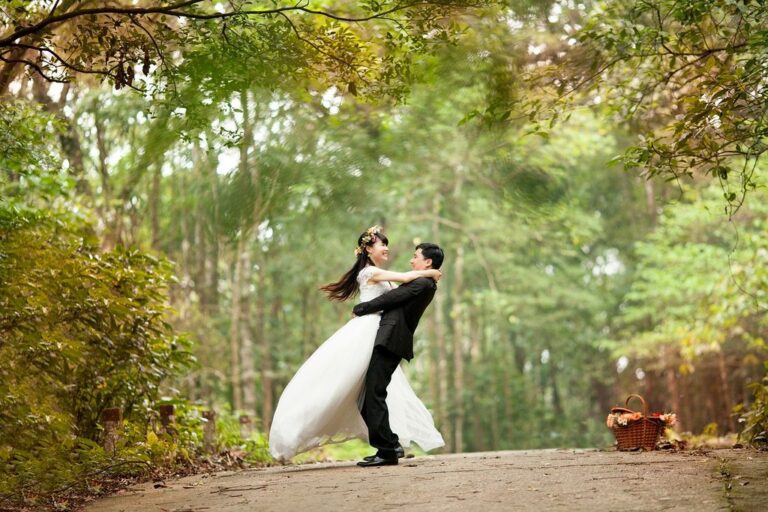 couple wedding park newlyweds wedding day husband wife man woman bride groom romantic love happy relationship outdoors wedding photography portrait couple wedding wedding wedding wedding wedding love