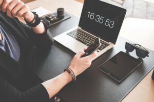 home office computer desk display iphone keyboard laptop luxury macbook modern organized table tablet technology work place arms hands workspace apple products work from home home office iphone iphone iphone iphone iphone luxury luxury