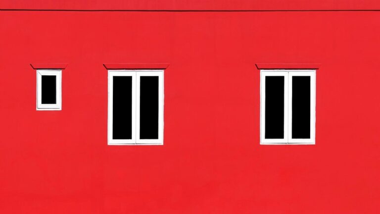 red windows architecture geometry simplify impressive abstract rectangular minimalism tran thang nhat 5 plus english