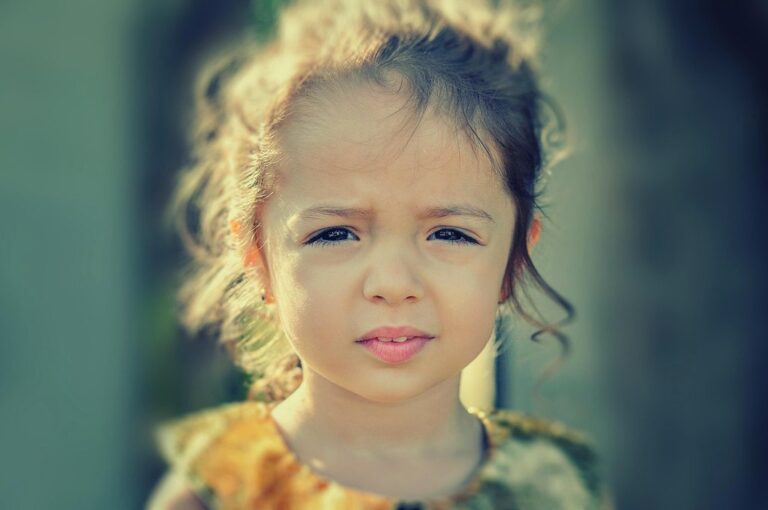 girl worried portrait face sad sad girl child kid little girl childhood